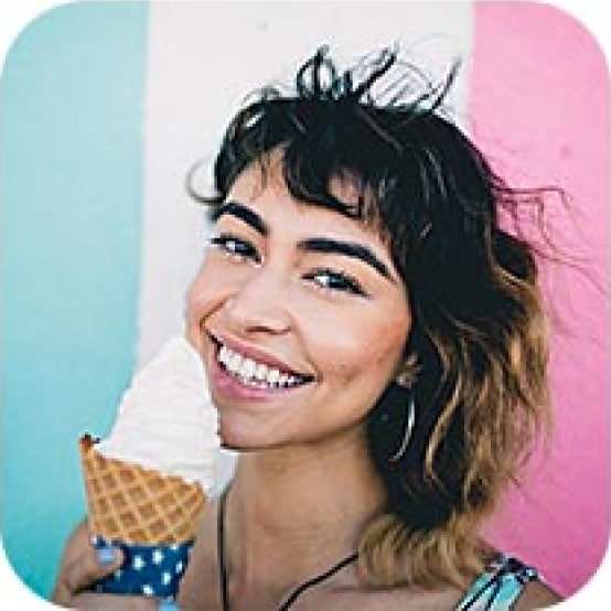 girl with ice-cream